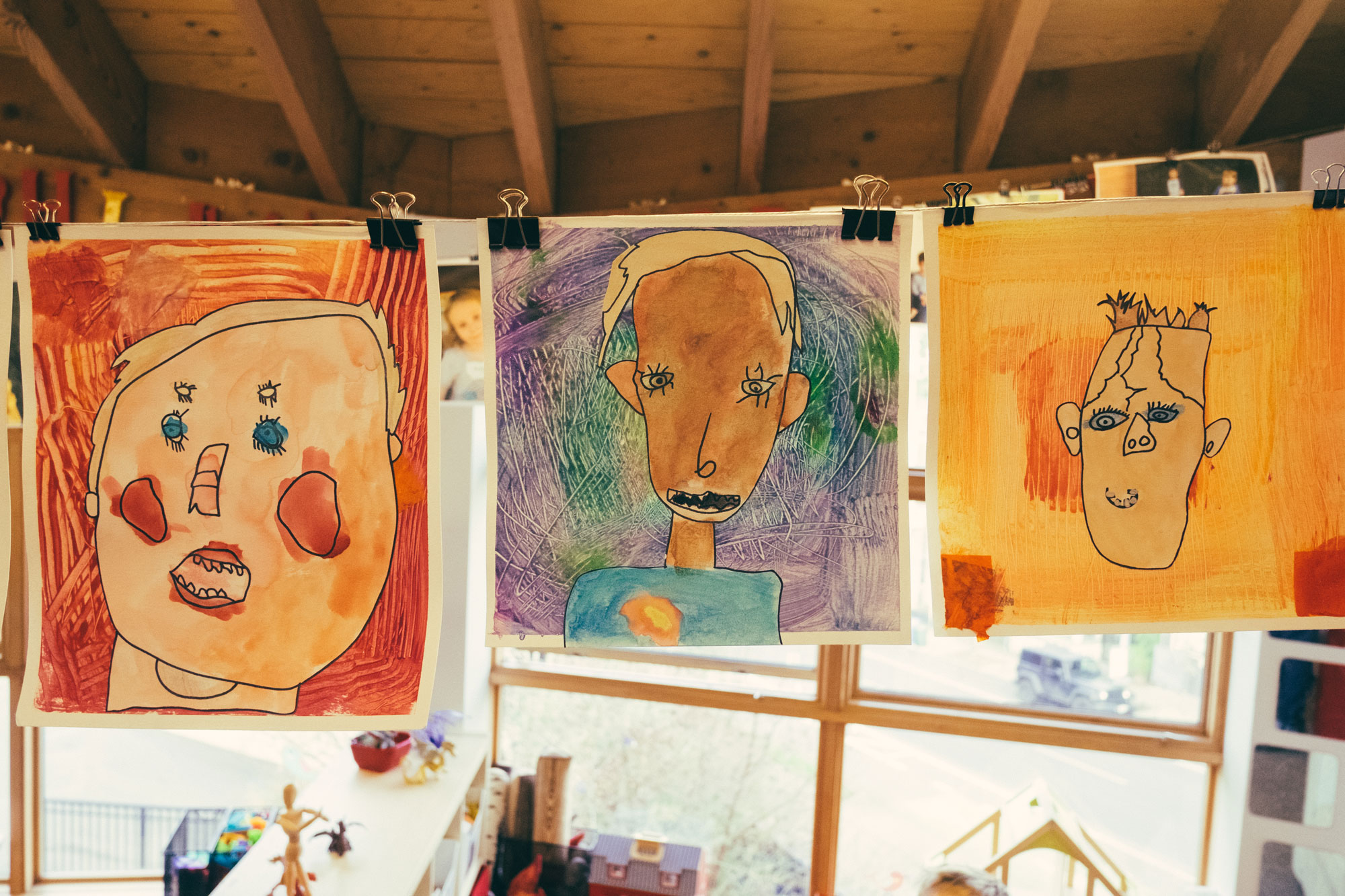 Self Portraits in the Early Elementary